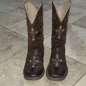 Roper Kids Brown Western Boots